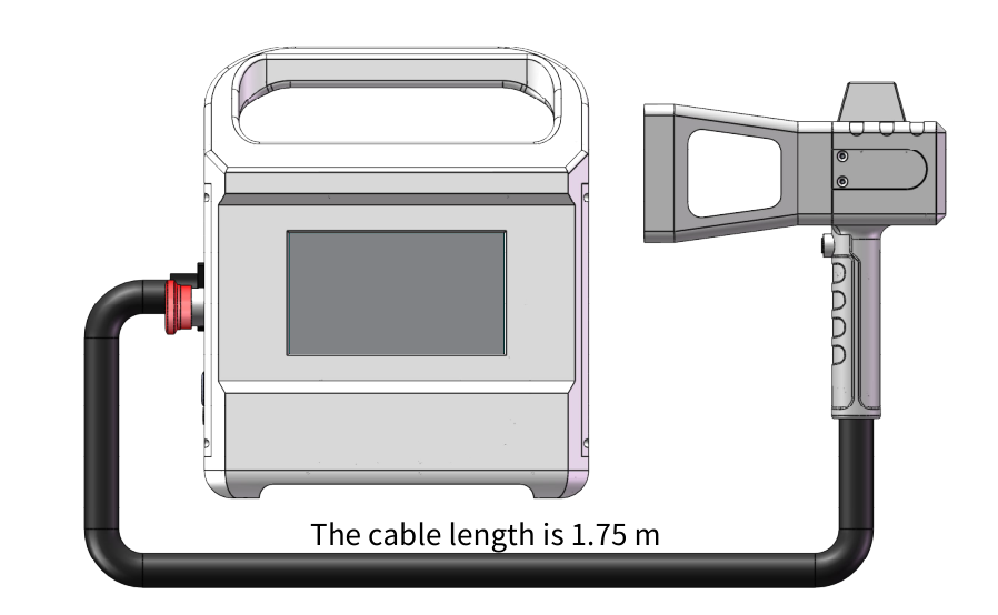 Makinë portative për shënjimin e lazerit me fibër 20W 30W (4)